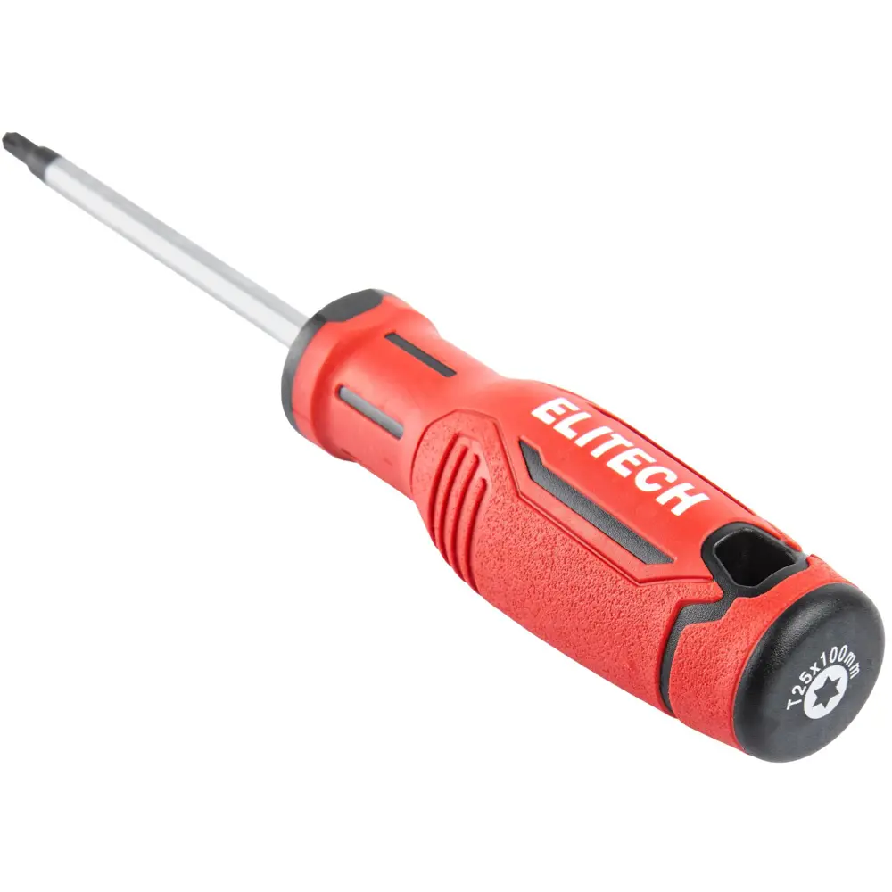 Отвертка Torx Elitech 211404 T25x100 мм с магнитным наконечником 89407180 STLM-1567903 - Вид №1