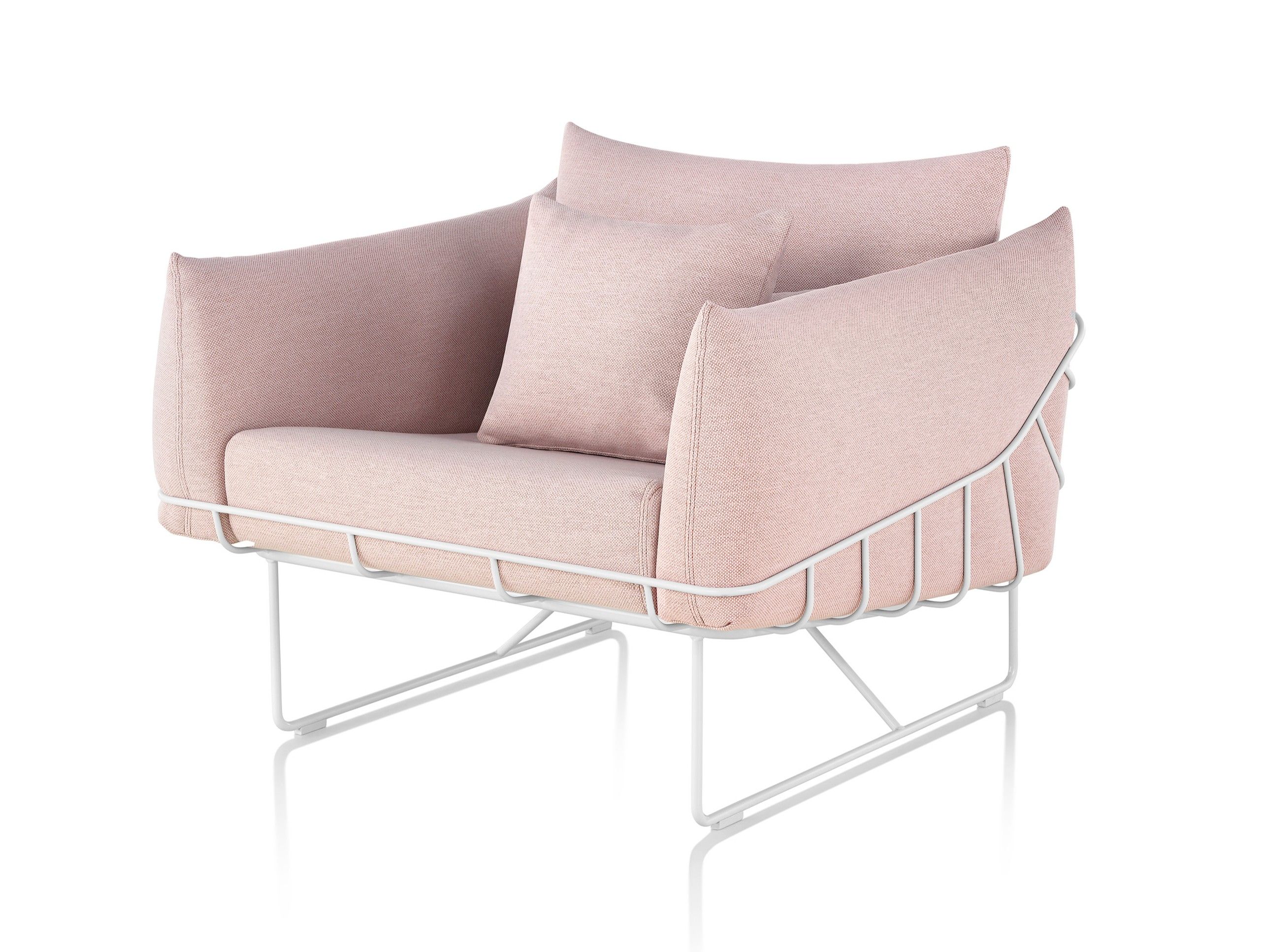 Тканевое кресло с подлокотниками Herman Miller каркасный ARCH-00019492