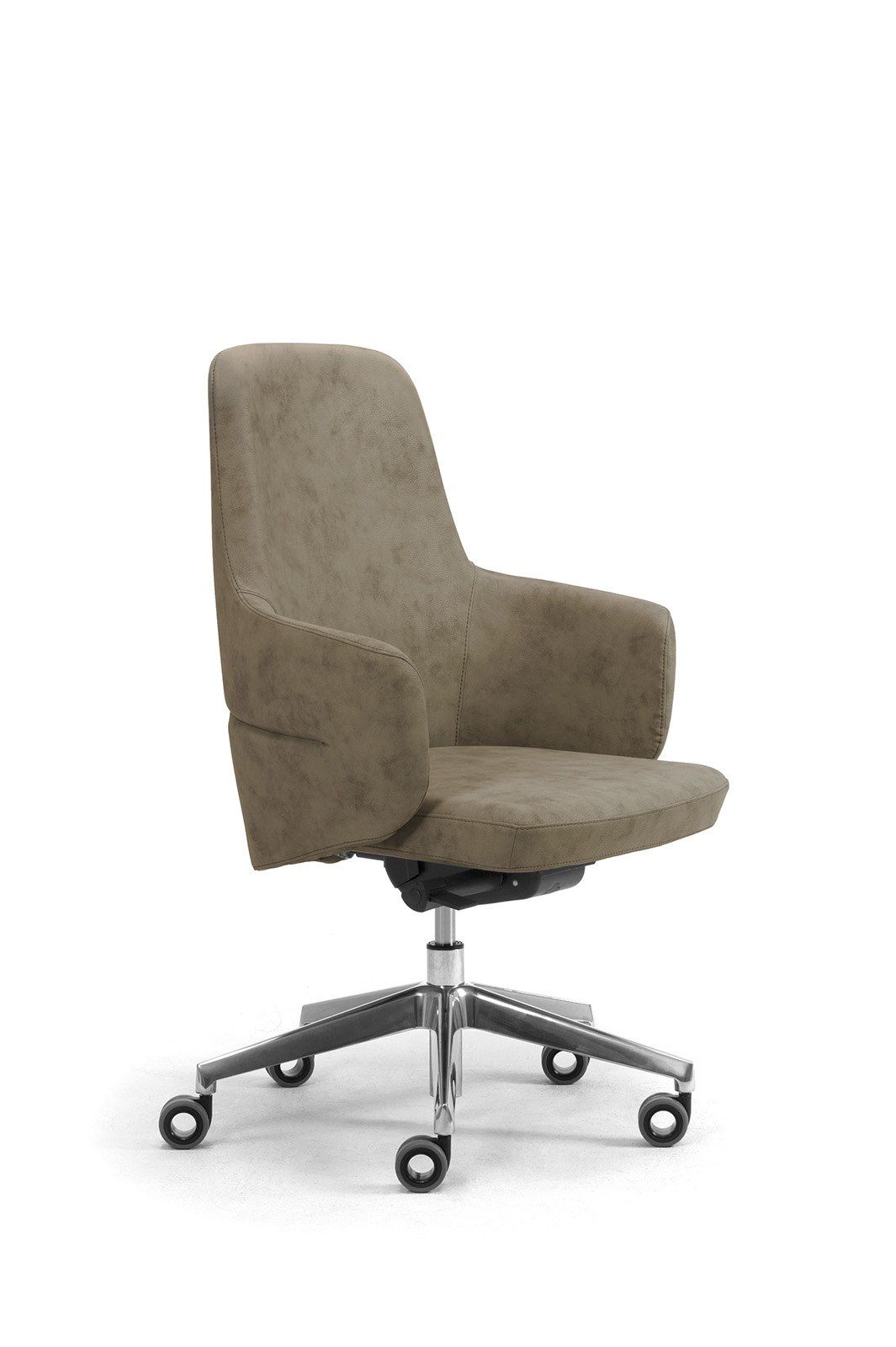 Регулируемое по высоте кожаное офисное кресло с подлокотниками Leyform ARCH-00079708 - Вид №9