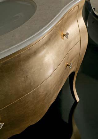 LASA IDEA Мебель для умывальника из сусального золота с ящиками Bellagio sun-id-1416817 - Вид №4