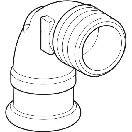 GEBERIT 63884 Переходной угольник Geberit Mapress из меди 90°, с наружной резьбой  - Вид №1