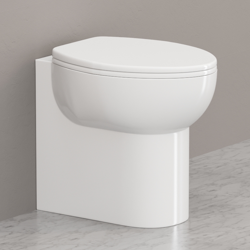 441601 Приставной унитаз напольный Белый Kerasan Bit Италия