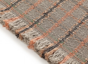099952 Ковер GL Tartan terracotta 90x200 см GAN Garden Layers