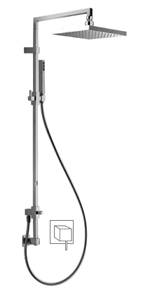 30450/ID-CR CARIMALI Скрытая, Extreme душевая лейка 