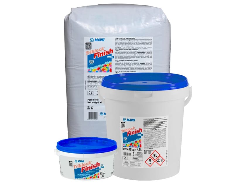 Эпоксидный раствортиксотропный трехкомпонентный раствор для бритья влажных сред MAPEI TRIBLOCK FINISH ARCH-00031431
