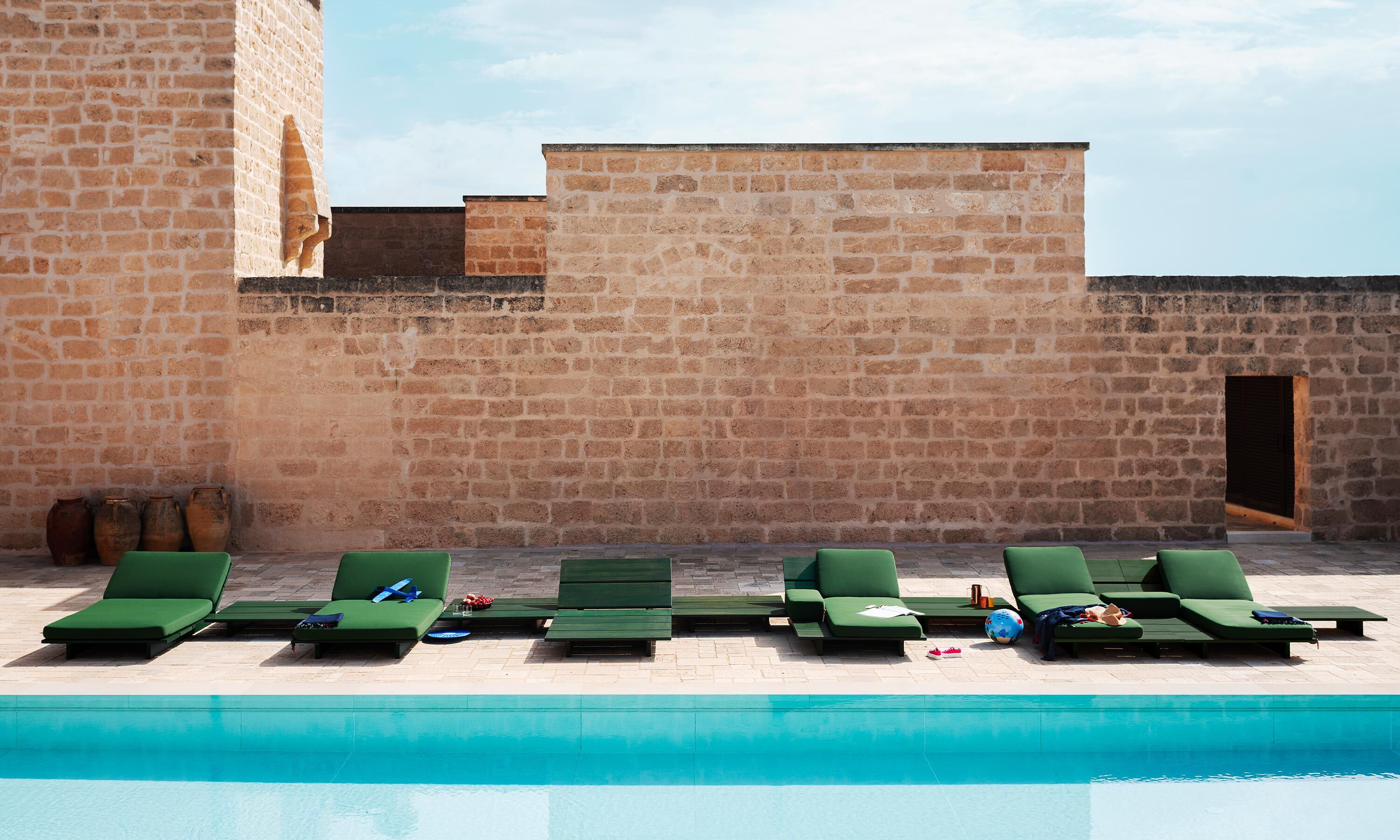 Прямоугольный садовый столик в ироко RODA Эолийский ARCH-00134189 - Вид №5