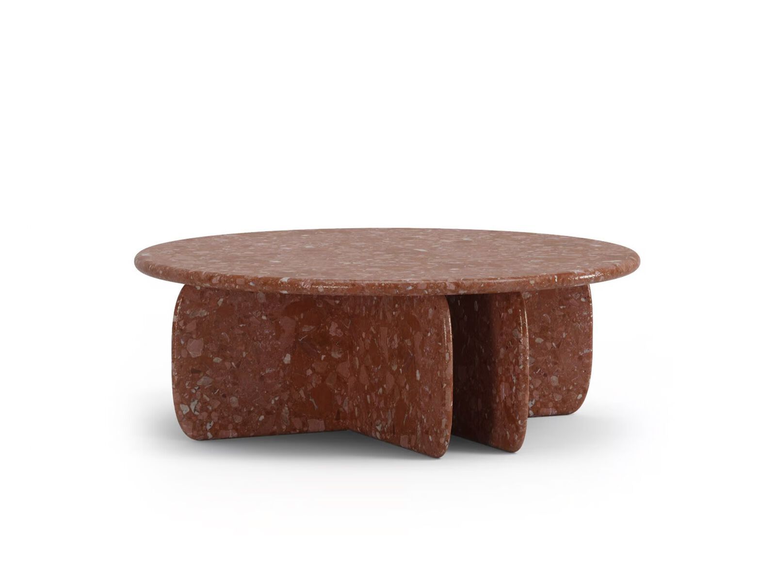 Круглый журнальный столик из венецианской терраццо Mambo Unlimited Ideas кактус ARCH-00063021 - Вид №3