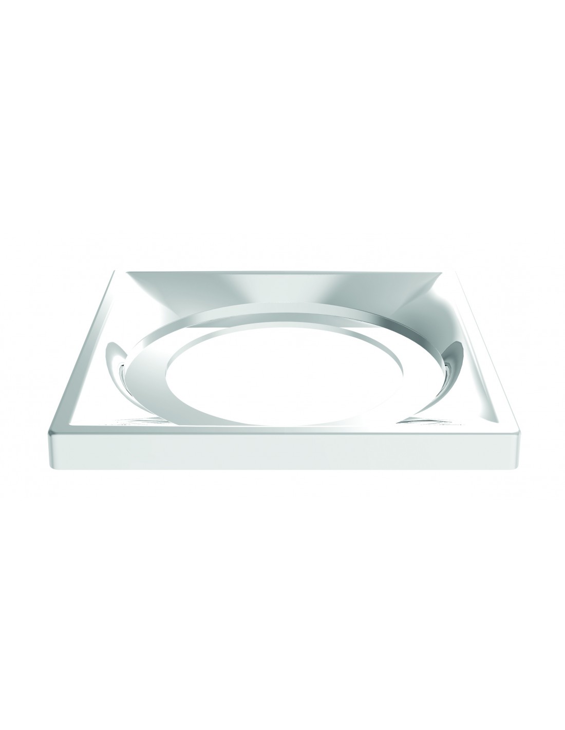 461000 000 00  Каркас душевого желоба, 143 x 143 мм, хромированный АБС-пластик Valentin Хром 