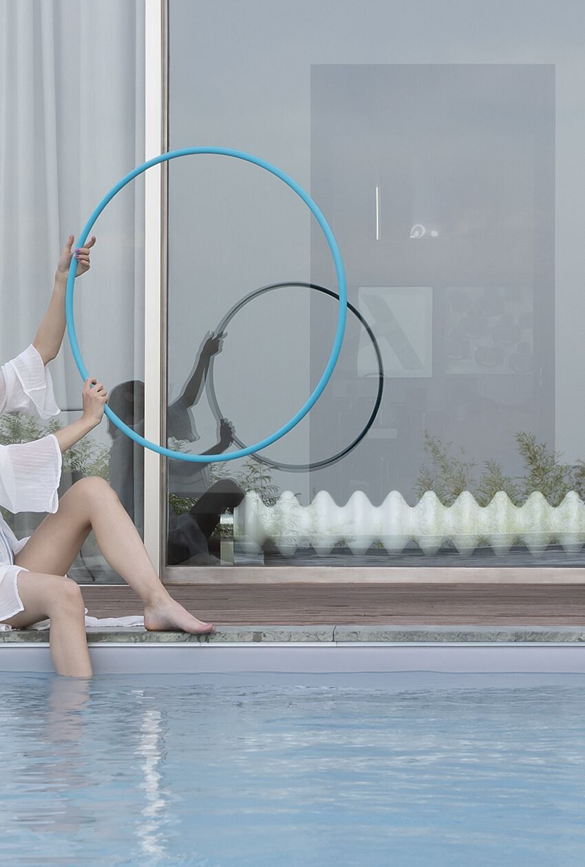 Порошковое покрытие стальной горизонтальный полотенцесушитель Tubes Elements ARCH-00087033 - Вид №5