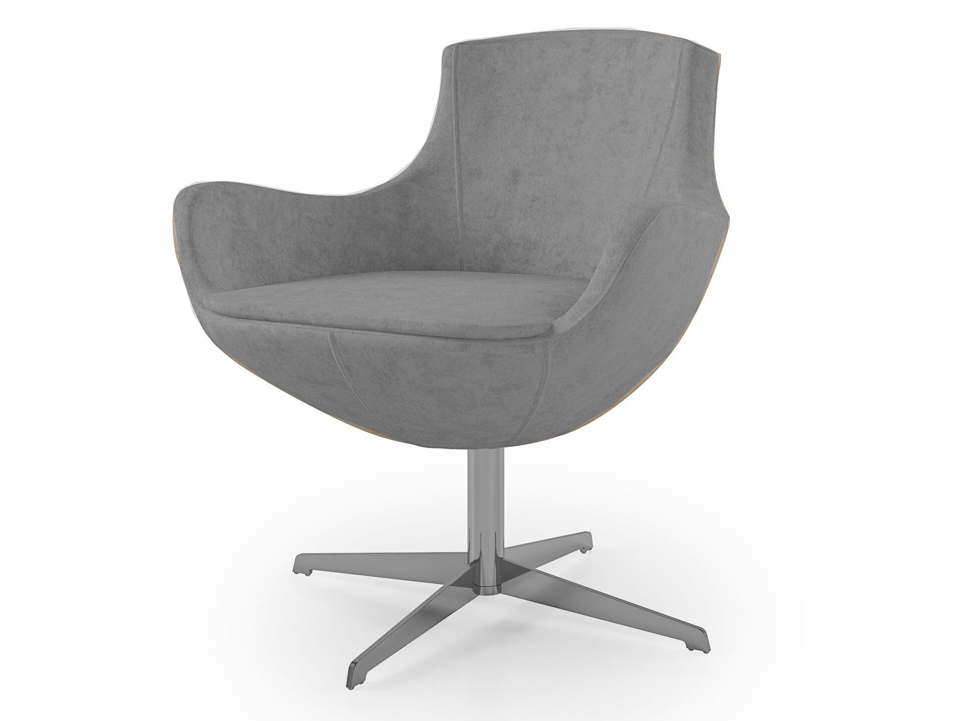 Кожаное вращающееся кресло с подлокотниками Bizzotto Italia Symphony-Infinity ARCH-00140080 - Вид №3