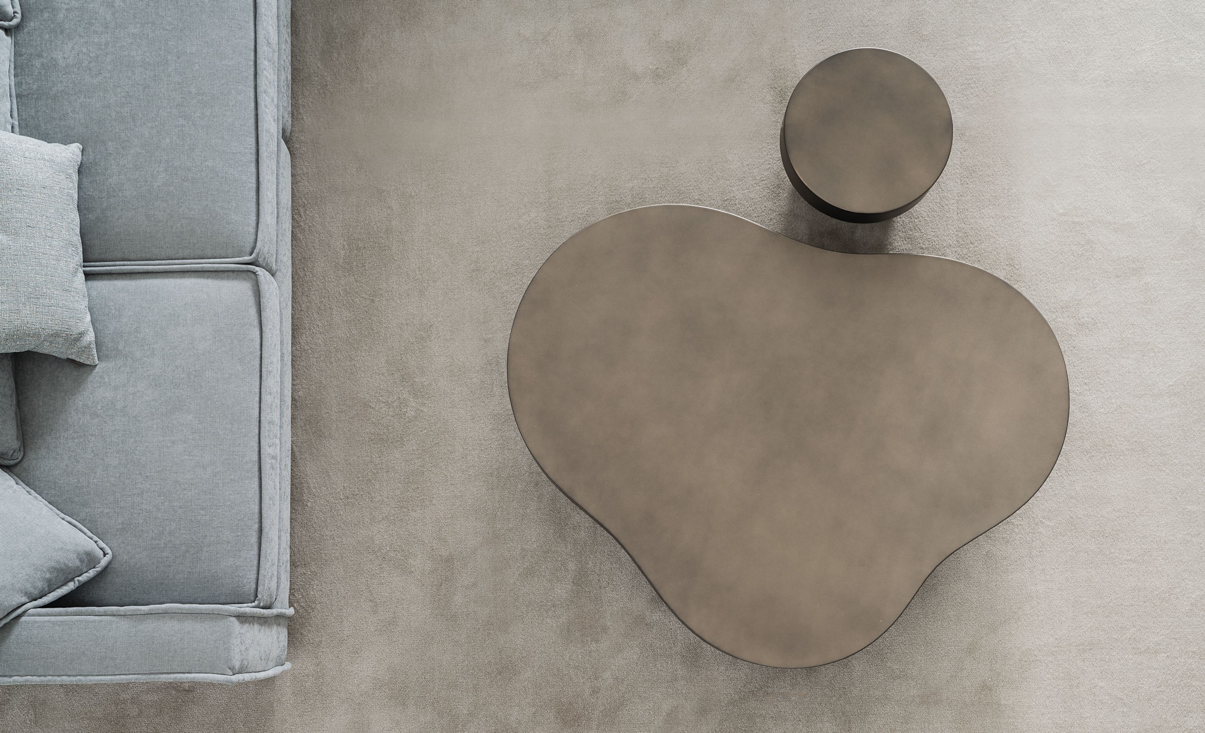 Низкий круглый журнальный столик из МДФ Casamilano NUVOLA ARCH-00055585 - Вид №6