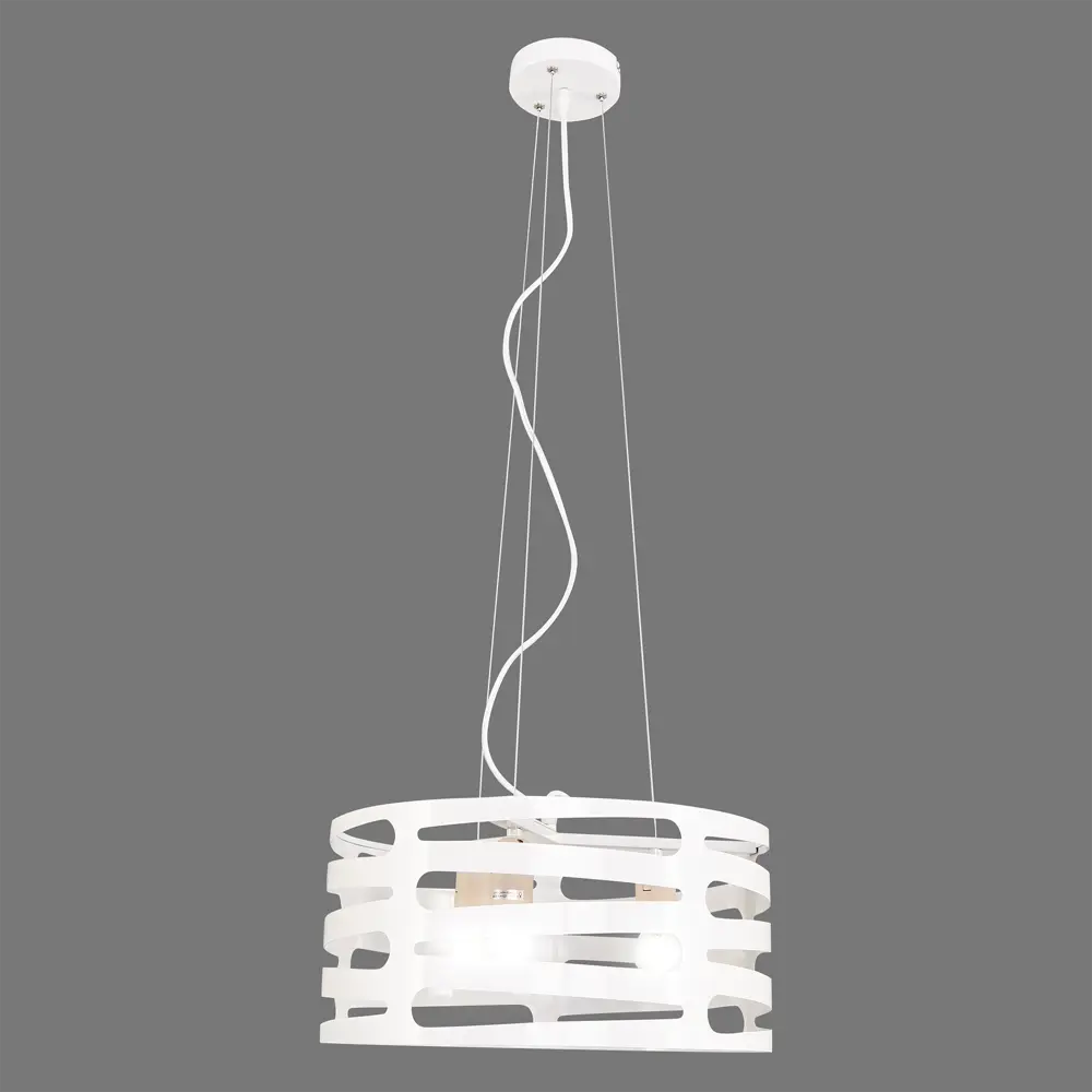 Светильник подвесной Laurel 3 лампы 12 м² цвет белый Toplight STLM-2024206 - Вид №3