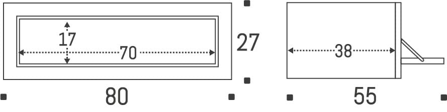 Подвесная консоль из фанеры AMBIVALENZ Fläpps Box 80x27x40 ARCH-00076239 - Вид №7