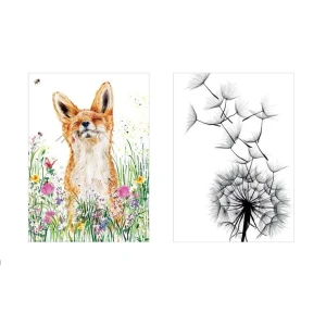 Постер Арт дизайн Видеть прекрасное 39x49 см 2 шт.