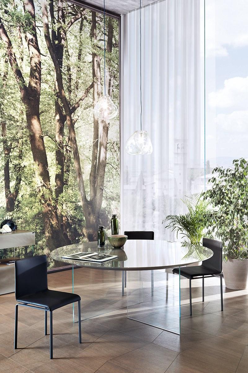 Lago Круглый стеклянный стол Air sun-id-1483677 - Вид №2