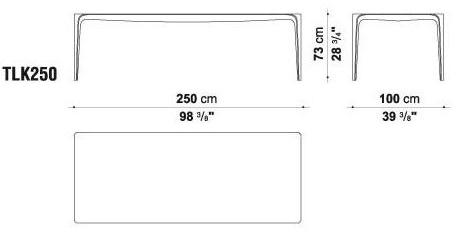 B&B Italia Прямоугольный стол из cristalplant® Link sun-id-1453996 - Вид №7
