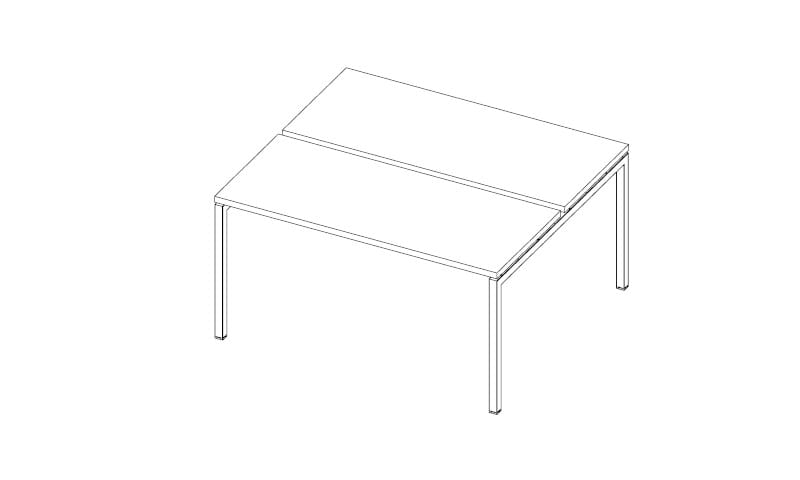 Модульный рабочий стол Quadrifoglio Group дизайн-офис ARCH-00061773 - Вид №8