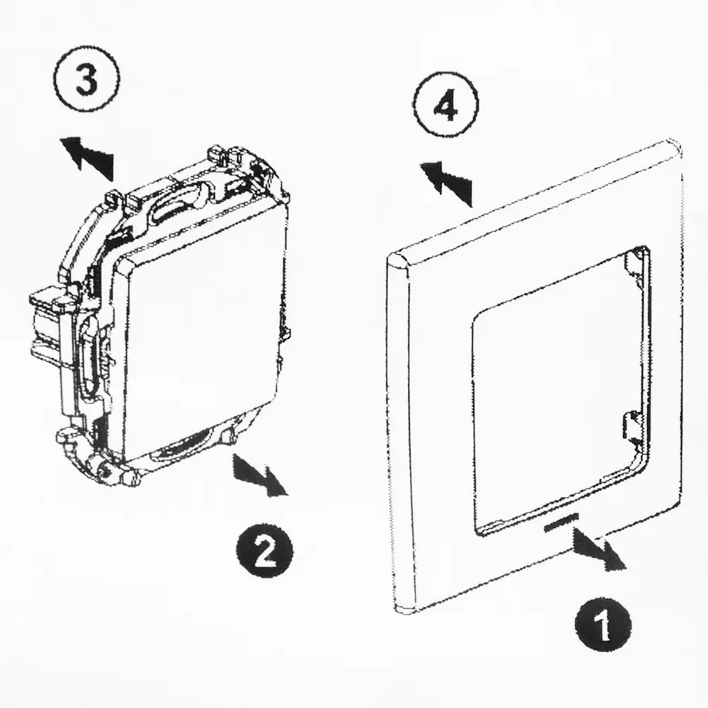 LEXMAN LILIAN Classic — универсальная рамка для розеток и выключателей, 4 поста, цвет «Титан» 86761643 STLM-1110656 - Вид №4