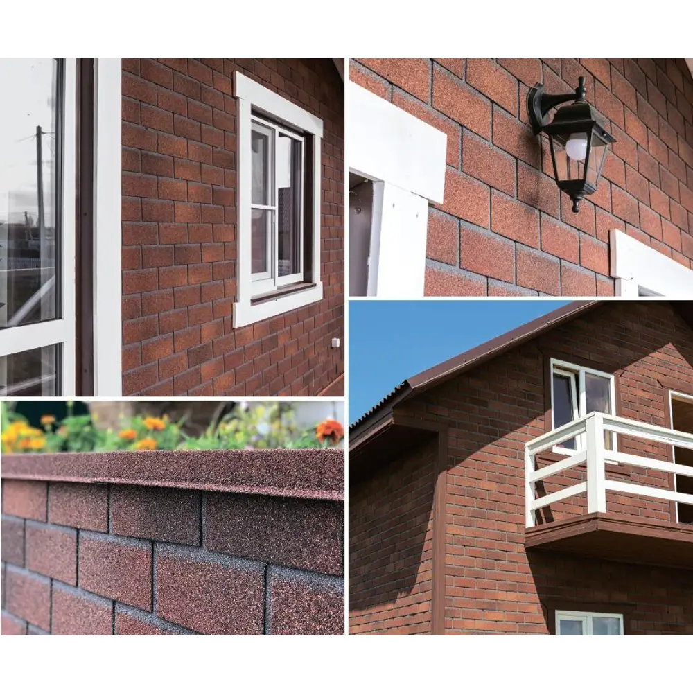 Фасадная плитка ТЕХНОНИКОЛЬ HAUBERK терракотовый кирпич для облицовки 18734715 STLM-0012272 - Вид №12