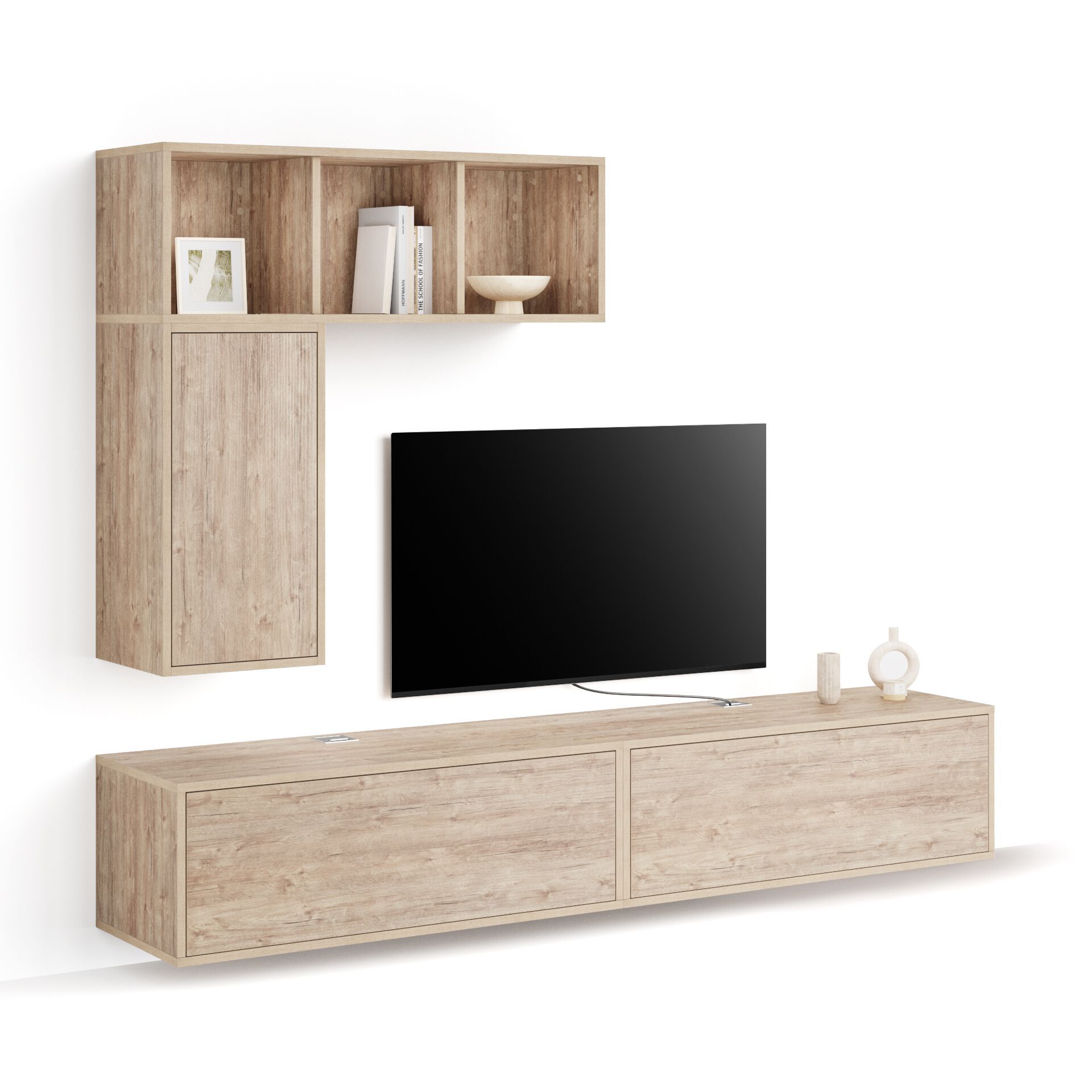 Модульная оборудованная стена установленная стеной в меламинированном Mobili Fiver IACOPO ARCH-00070420 - Вид №56