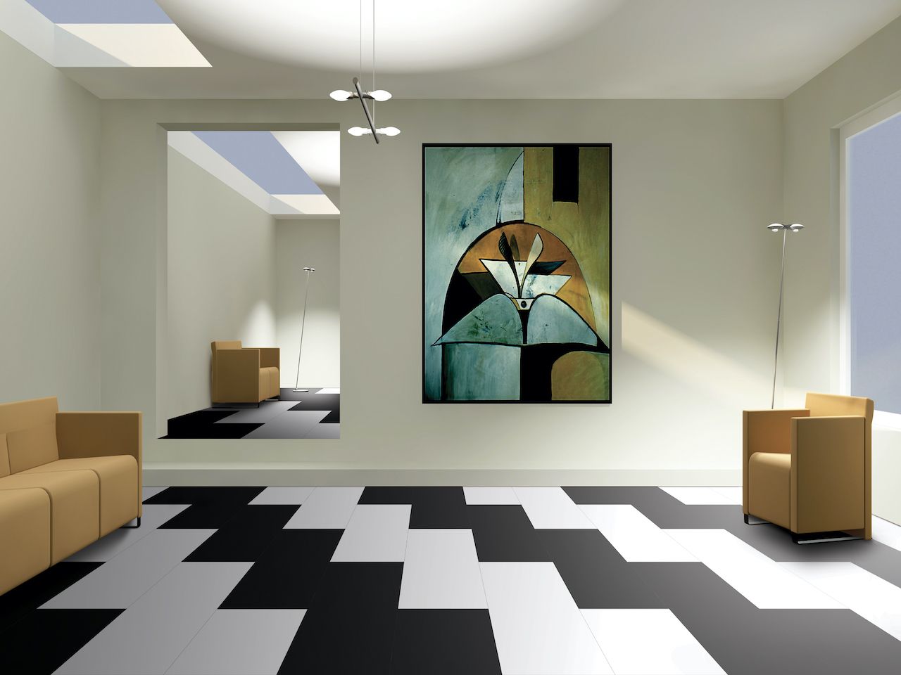 Ламинированный пол с эффектом смолы Virag Floors Lamfloor-ламинат ARCH-00088081 - Вид №1