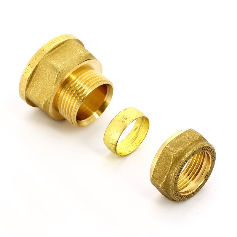 Муфта ВР 22 x 3/4" обжим TIEMME 1000007 - Вид №3
