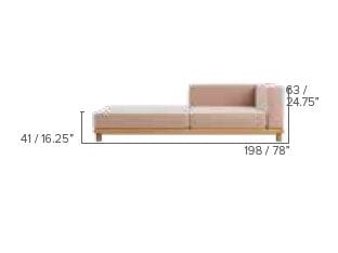 Садовый диван из тикового дерева TRIBÙ Vis à vis ARCH-00084282 - Вид №2