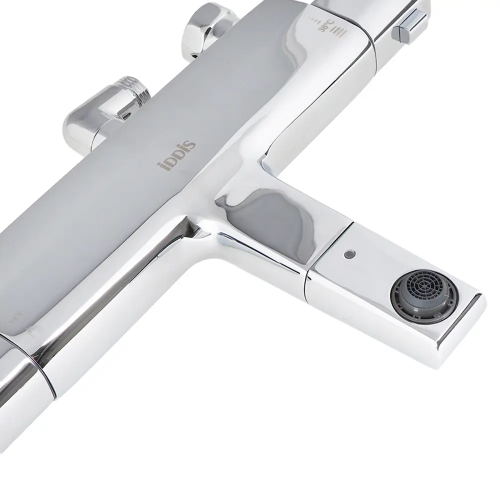 Смеситель термостатический Iddis Uniterm UNISB02i74WA с изливом цвет хром STLM-2193524 - Вид №3