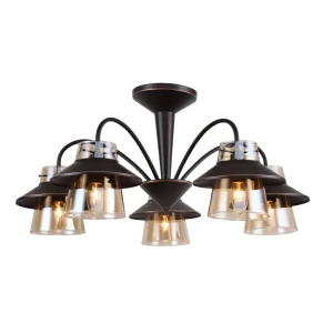 Люстра «Gavana» 590/5PL 5хЕ14х40 Вт цвет коричневый