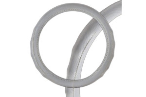 15970002 Оплетка Touch-3 L, серая, экокожа S01102110 SKYWAY
