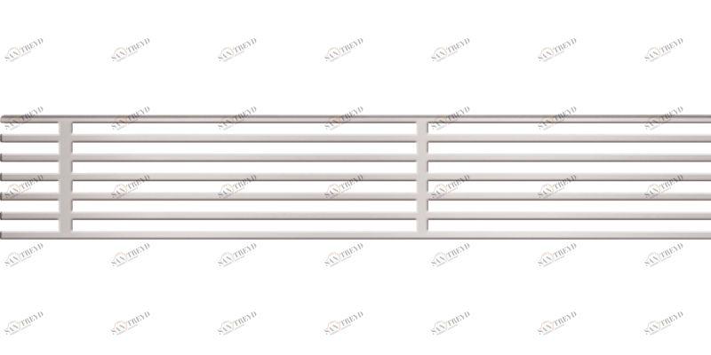 Решетка для дренажного желоба 75 мм, нержавеющая сталь ALCAPLAST ADZR304