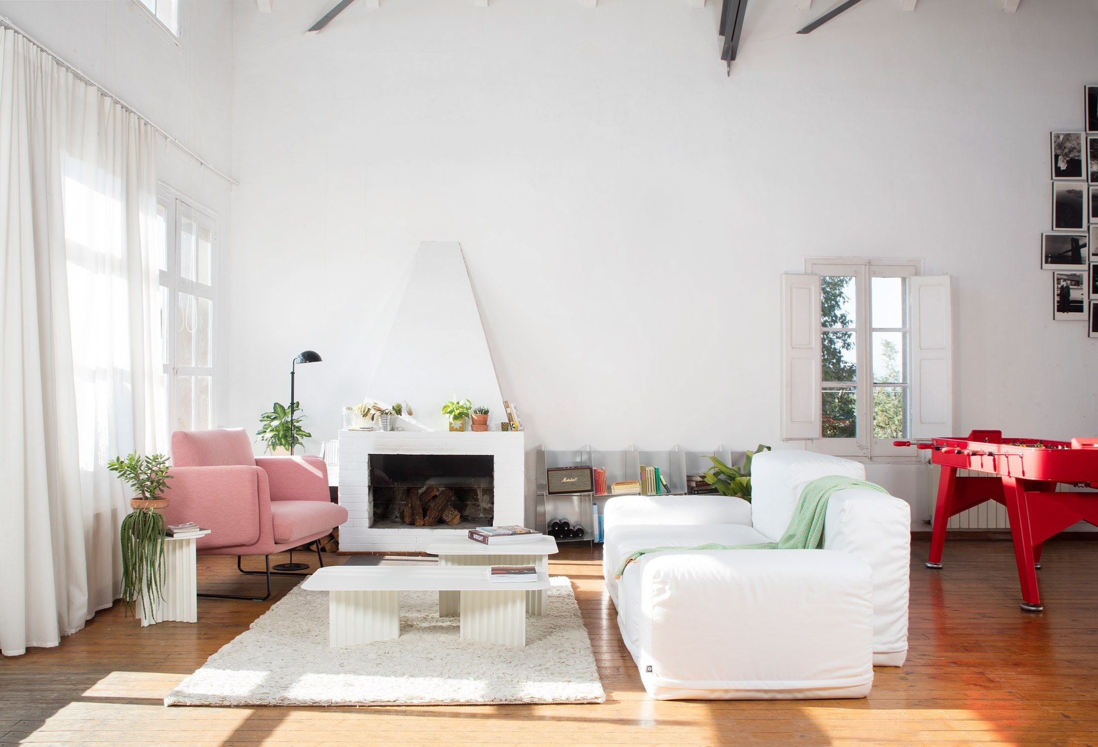 Прямоугольный низкий журнальный столик из мрамора и стальной основы RS Barcelona Plec ARCH-00122036 - Вид №8