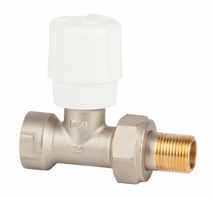 GENEBRE 70152 03 00 Manual straight radiator valve for steel pipe with GE System  - Вид №1