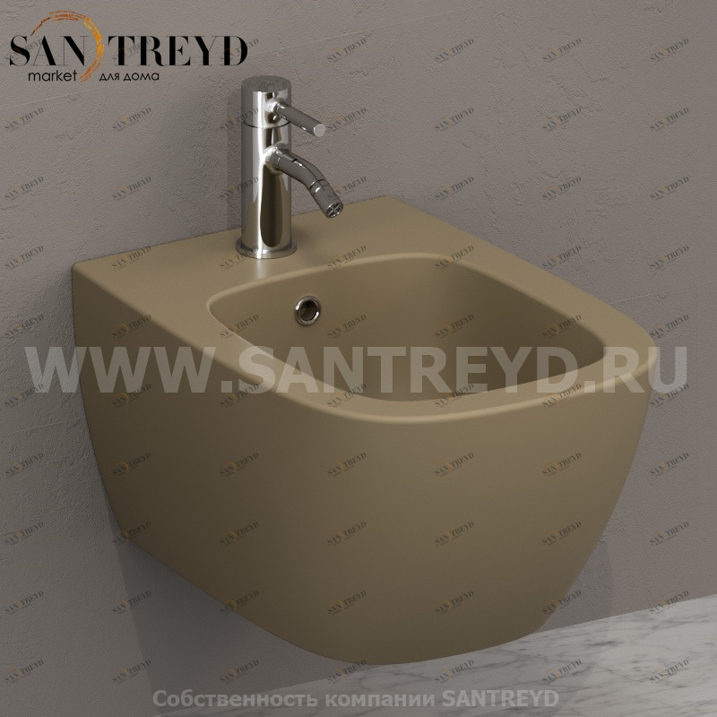 GNS10PA Биде подвесное GENESIS Ceramica Globo