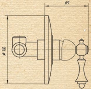 26880 Смеситель Migliore Bomond  - Вид №1