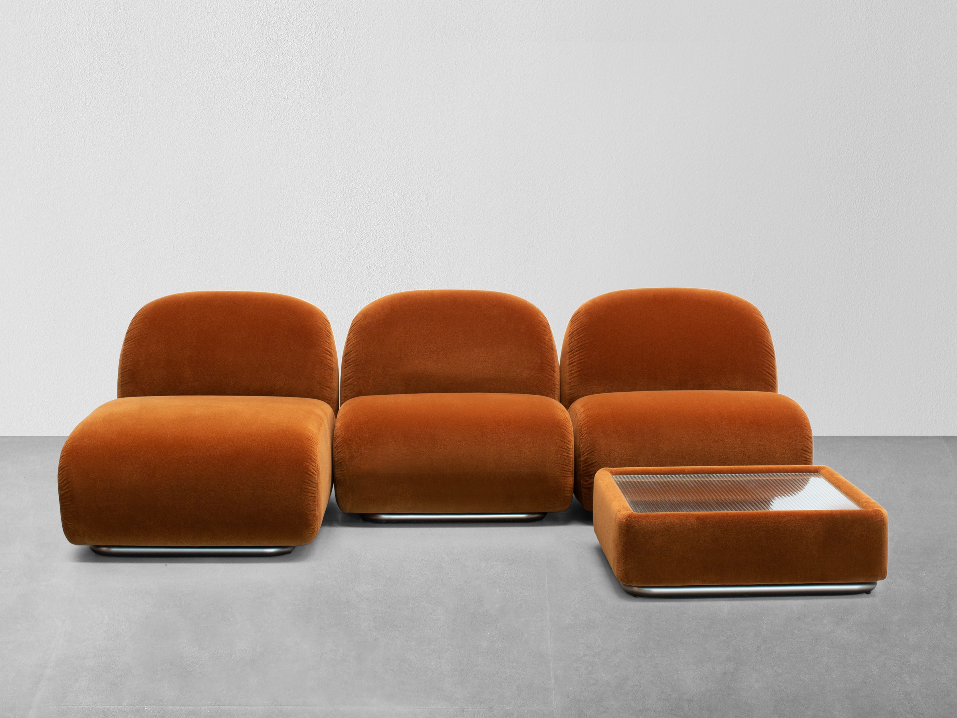 Модульный тканевый диван с полуостровом Tacchini Виктория ARCH-00058857 - Вид №1