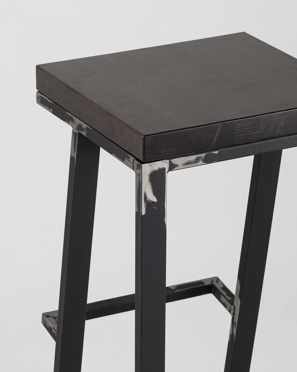 Полубарный стул коричневый с деревянным сиденьем "Терракс" STOOL GROUP  00-3945994 Коричневый  - Вид №6