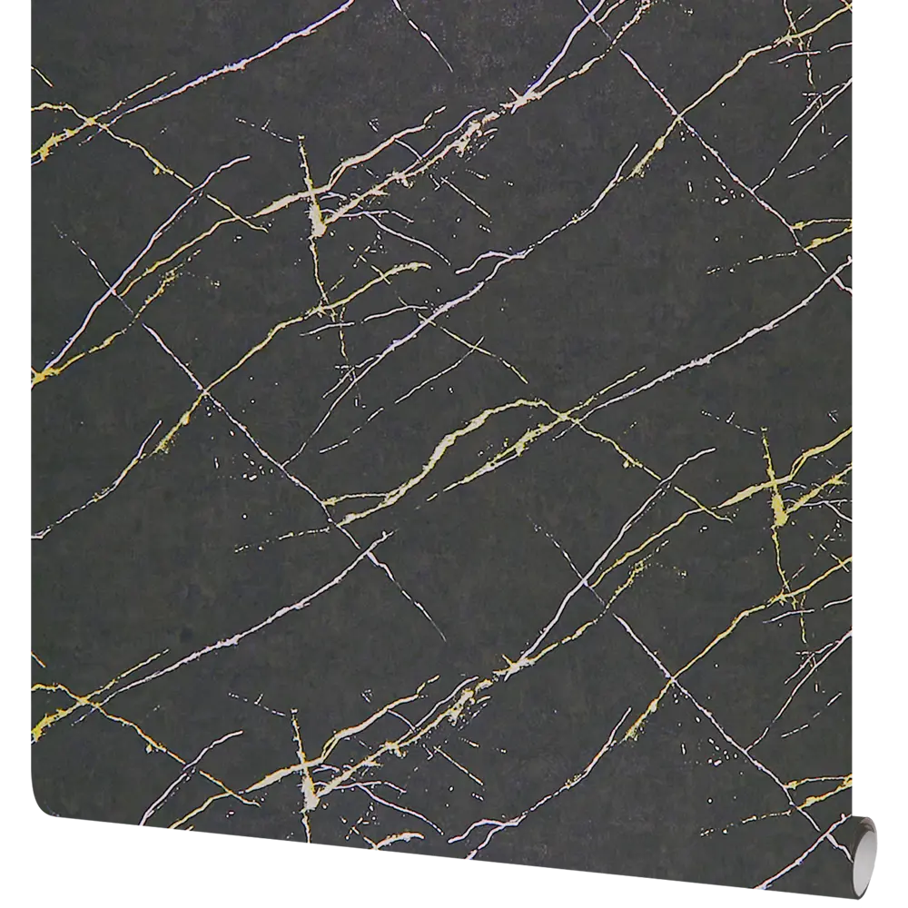 Флизелиновые обои Ateliero Rinaldi черные с виниловым покрытием 87904521 STLM-0076117