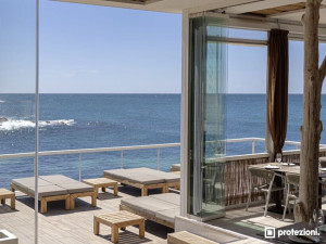 Панорамное окно для упаковки без вертикальных профилей