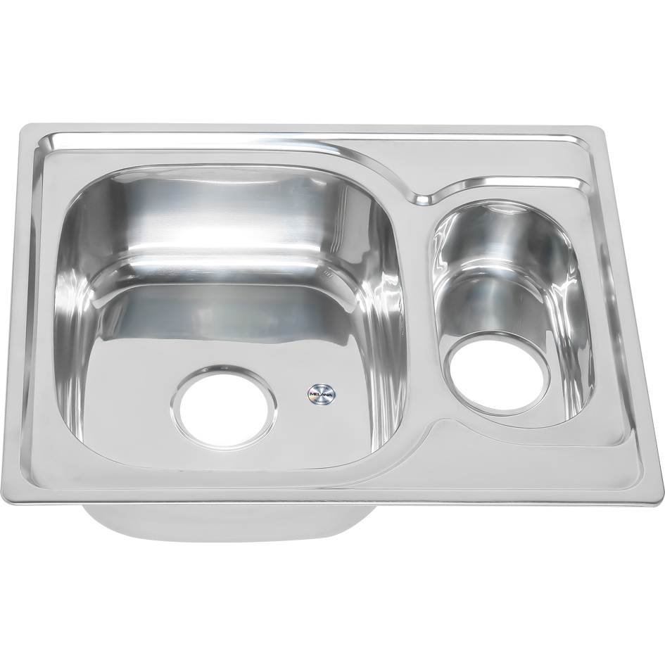 Мойка 6350S MELANA 0,8/180 1,5-я чаша врезная прямоугольная с сифоном (226 t *10) 226 t (*10)