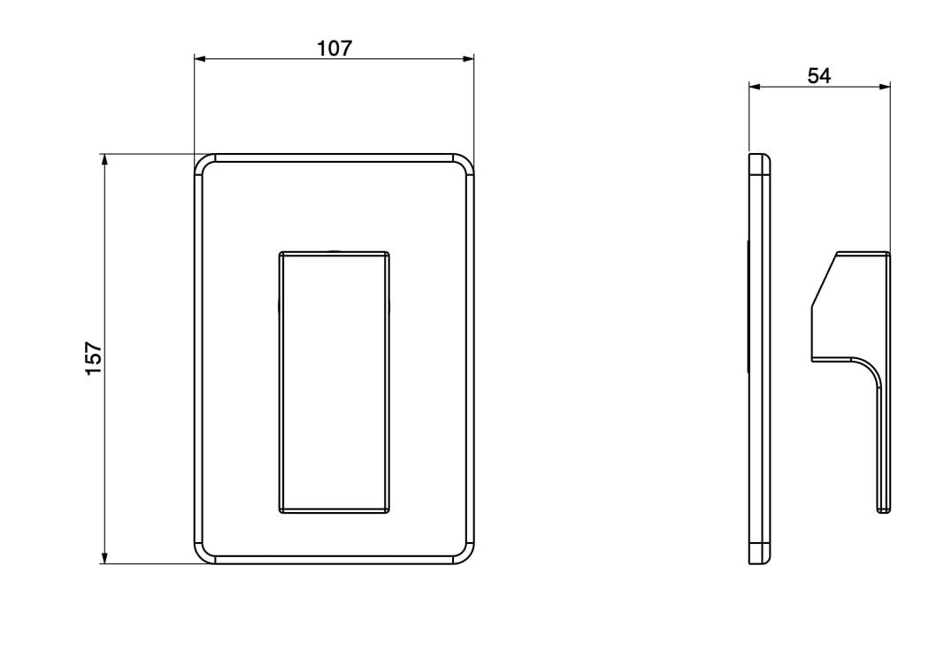 Встраиваемый смеситель для душа GATTONI Kubik ARCH-00057022 - Вид №2