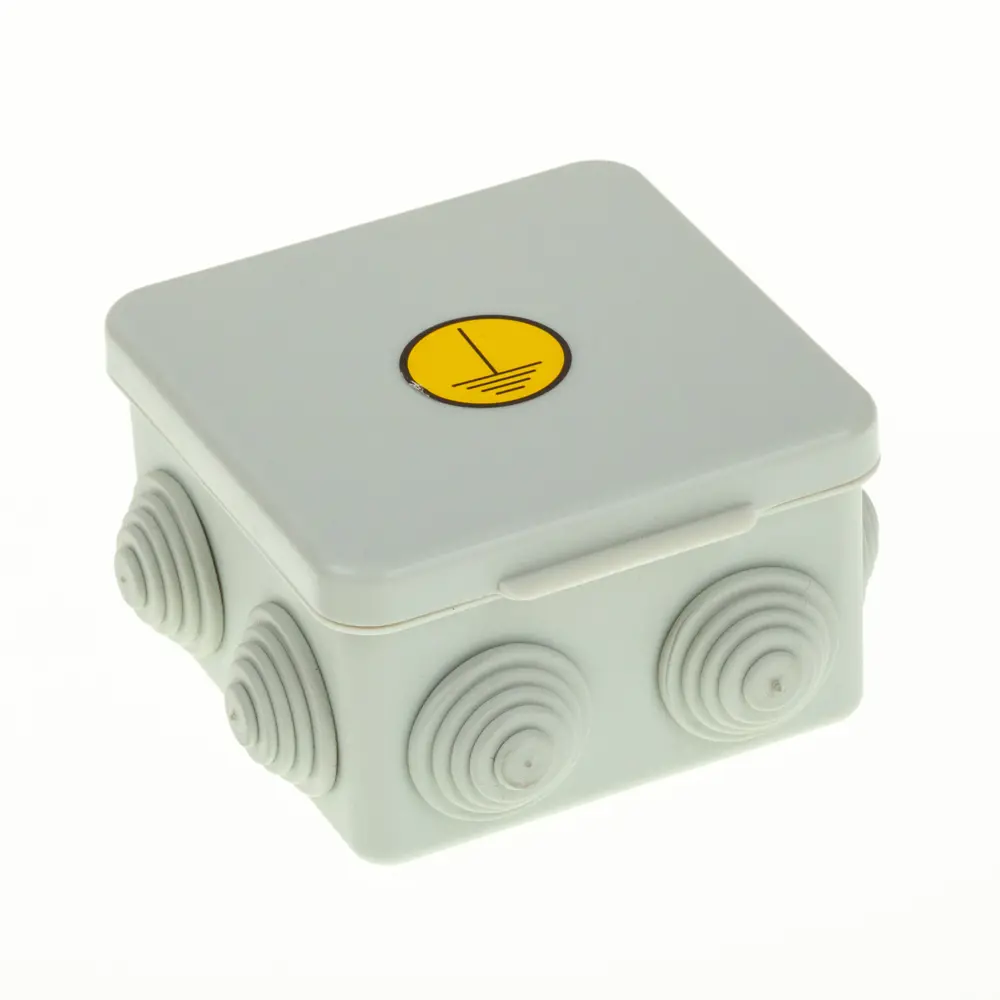 91818387 Коробка уравнивания потенциалов Gusi electric 80x80x55 мм IP54 цвет серый STLM-1119124