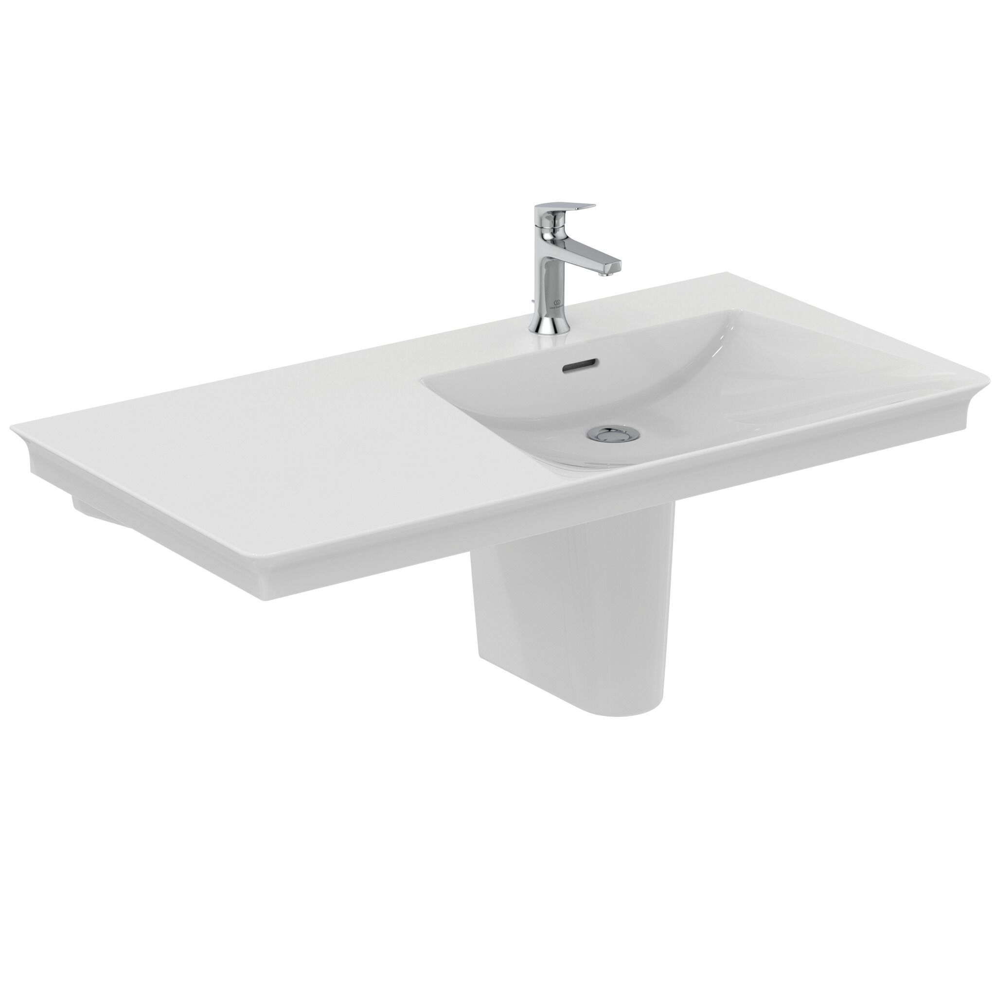 Одинарная керамическая раковина с переливом Ideal Standard La Dolce Vita ARCH-00082607 - Вид №5