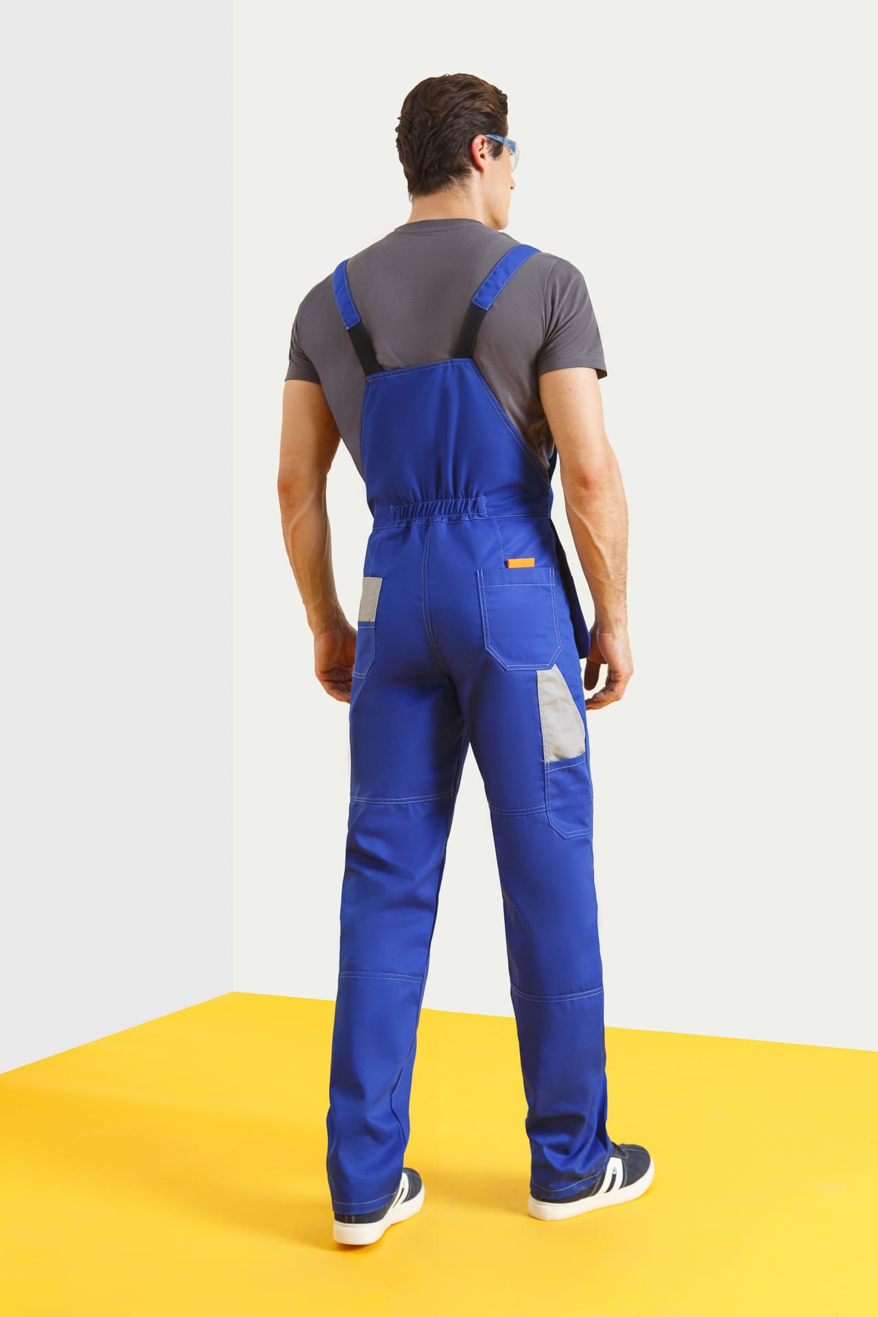 65257 Костюм "Профессионал-2" василек-светло-серый  Летняя спецодежда  размер 64-66/158-164  - Вид №11