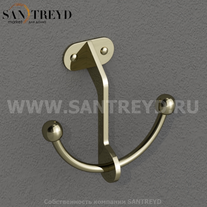 742491 Крючок, цвет Золотистый Kerasan ACCESSORIES Италия 