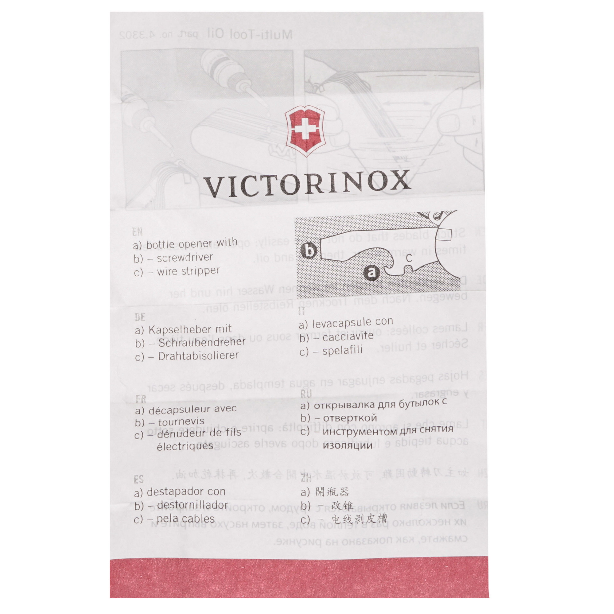 Швейцарский нож Victorinox Super Tinker (1.4703) 5309784 STDN-0116585 - Вид №6