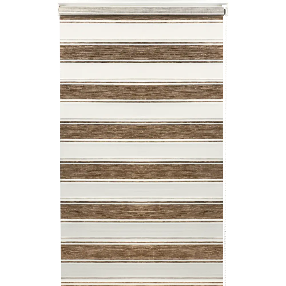 Штора рулонная день-ночь Дэли 160x175 см коричневая MIAMOZA STLM-2083709