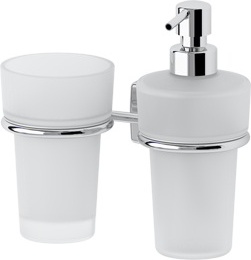 ESP 008 Держатель со стаканом и дозатором жидкого мыла FBS Esperado