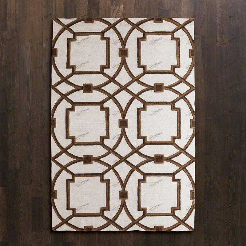 Ковер Arabesque коричневый 100х200 DOLLY CAPRETS ДИЗАЙНЕРСКИЕ 119800 Коричневый 