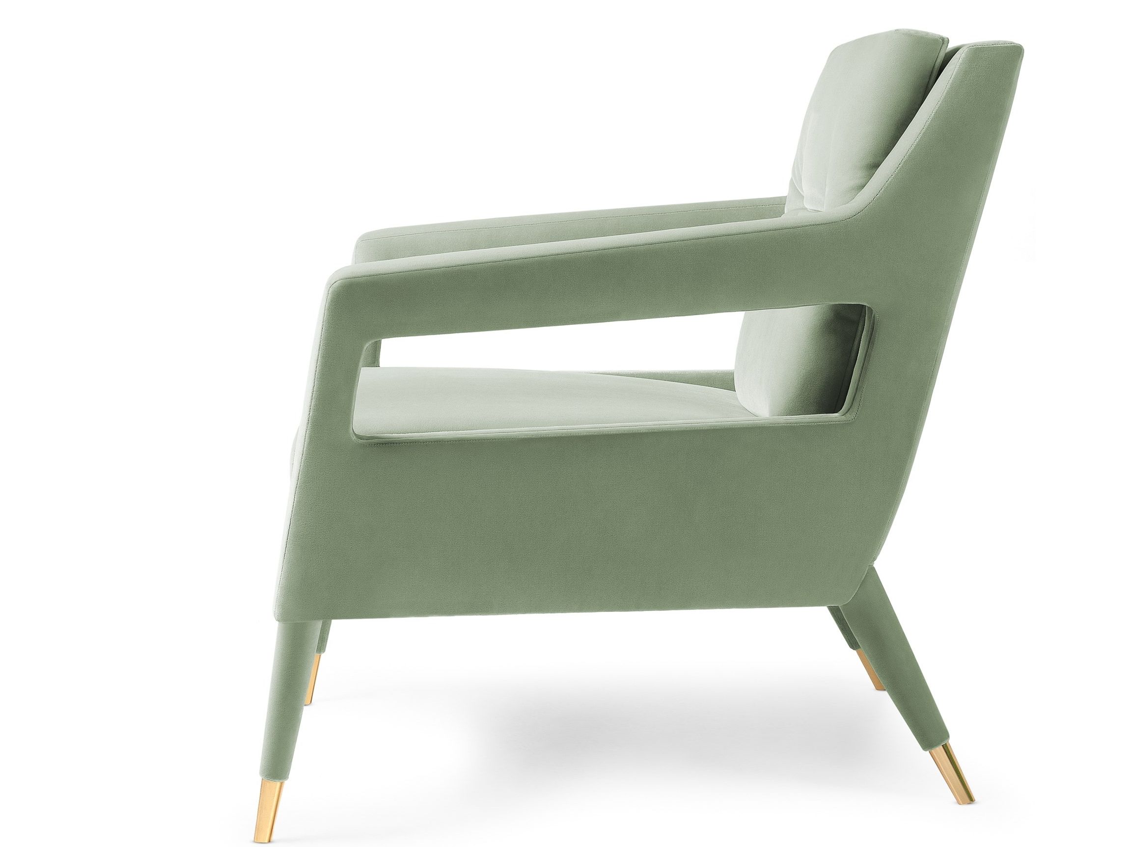 Бархатное кресло с подлокотниками Munna ARCH-00068873 - Вид №17